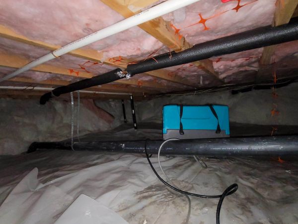 Crawl Space Water Remediation in Carlisle