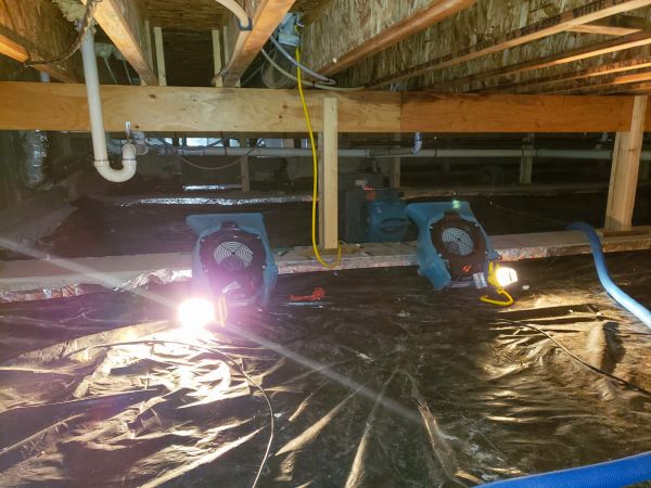 Crawlspace Water Removal in Carlisle