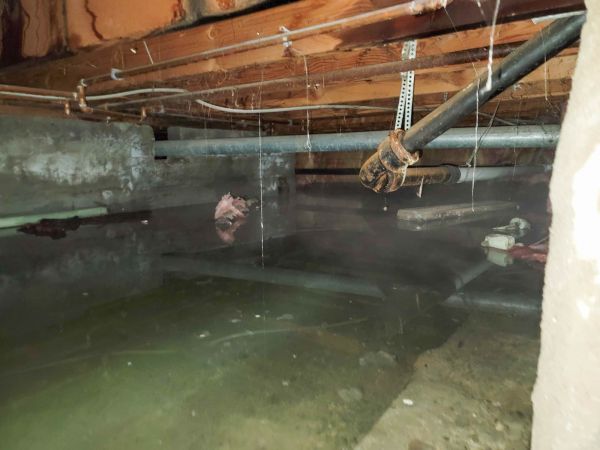 Crawlspace Water Restoration in Carlisle